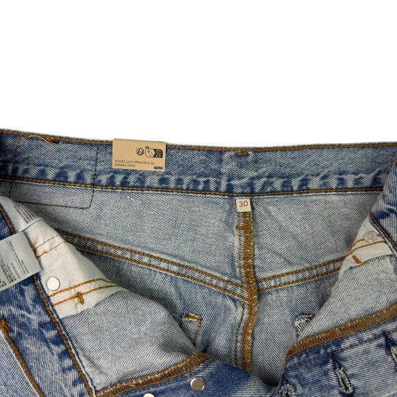 Levi’s Premium Iconic Long Denim Maxi Skirt  Blue Size 30 / 10 / Medium NWT - Picture 6 of 15